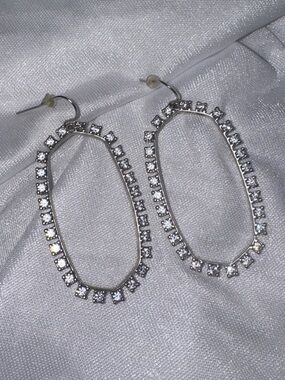 KENDRA SCOTT Danielle Open Frame Crystal Earrings